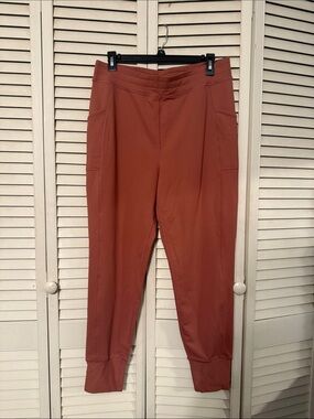 Fabletics Rust Pull-On Jogger Pants